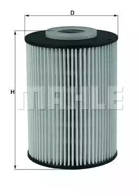 Топливный фильтр MAHLE/KNECHT KX393D
