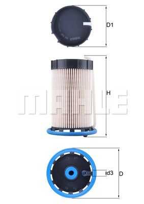 Топливный фильтр MAHLE/KNECHT KX592