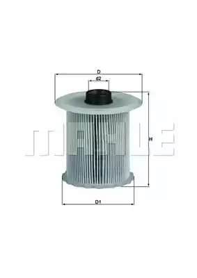 Топливный фильтр MAHLE/KNECHT KX81D