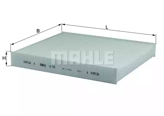 Салонный фильтр MAHLE/KNECHT LA120