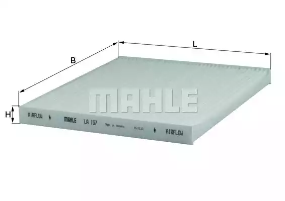 Салонный фильтр MAHLE/KNECHT LA157