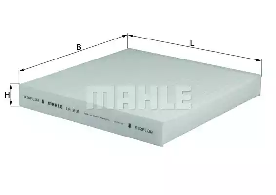 Салонный фильтр MAHLE/KNECHT LA216