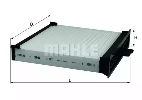 Салонный фильтр MAHLE/KNECHT LA227