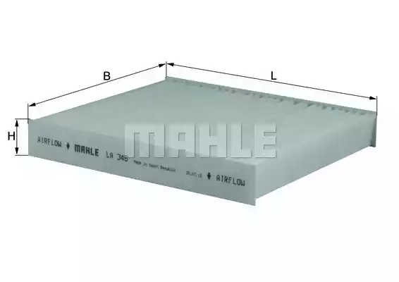 Салонный фильтр MAHLE/KNECHT LA345