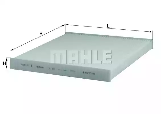 Салонный фильтр MAHLE/KNECHT LA411