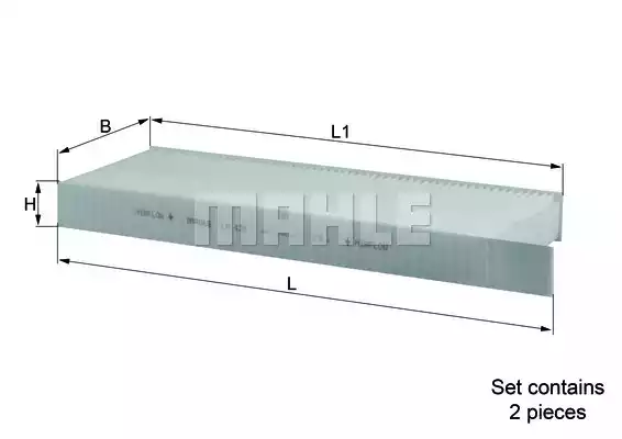 Салонный фильтр MAHLE/KNECHT LA428/S