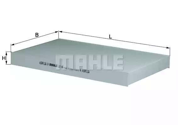 Салонный фильтр MAHLE/KNECHT LA46