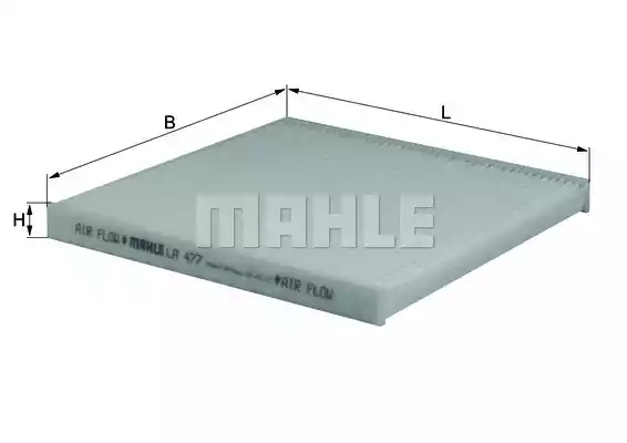 Салонный фильтр MAHLE/KNECHT LA477