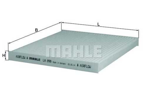 Фильтр салона MAHLE/KNECHT LA898