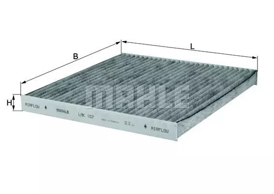Салонный фильтр MAHLE/KNECHT LAK157