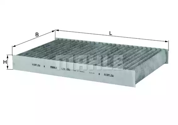 Салонный фильтр MAHLE/KNECHT LAK280