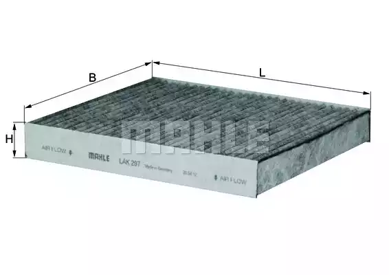 Салонный фильтр MAHLE/KNECHT LAK297