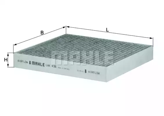 Салонный фильтр MAHLE/KNECHT LAK436