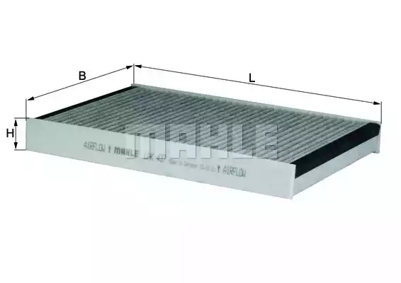 Салонный фильтр MAHLE/KNECHT LAK437