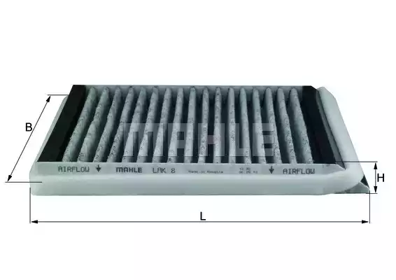 Салонный фильтр MAHLE/KNECHT LAK8