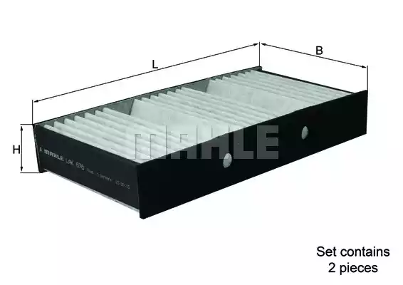 Салонный фильтр MAHLE/KNECHT LAK878/S