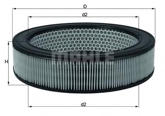Воздушный фильтр MAHLE/KNECHT LX1