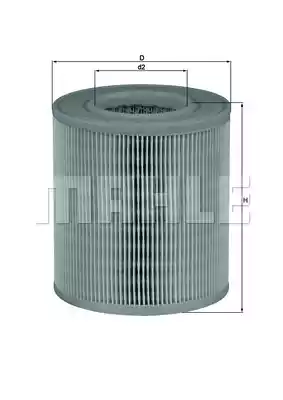 Воздушный фильтр MAHLE/KNECHT LX1253