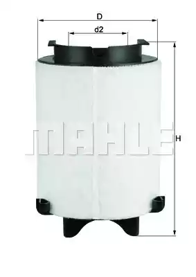 Воздушный фильтр MAHLE/KNECHT LX1566/1
