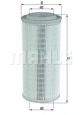 Воздушный фильтр MAHLE/KNECHT LX1595