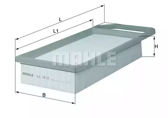 Воздушный фильтр MAHLE/KNECHT LX1619