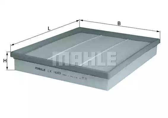 Воздушный фильтр MAHLE/KNECHT LX1683