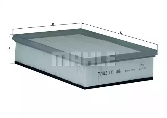 Воздушный фильтр MAHLE/KNECHT LX1706