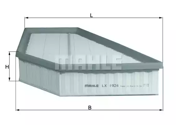 Воздушный фильтр MAHLE/KNECHT LX1924