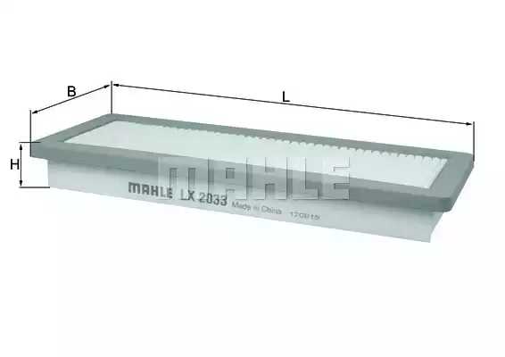Воздушный фильтр MAHLE/KNECHT LX2033