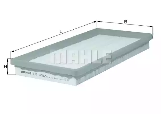 Воздушный фильтр MAHLE/KNECHT LX2087