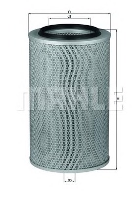 Воздушный фильтр MAHLE/KNECHT LX227