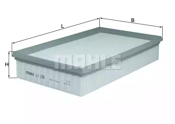 Воздушный фильтр MAHLE/KNECHT LX296