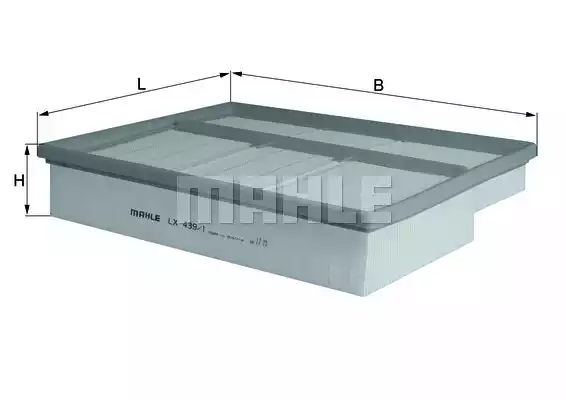 Воздушный фильтр MAHLE/KNECHT LX439/1