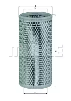 Воздушный фильтр MAHLE/KNECHT LX502