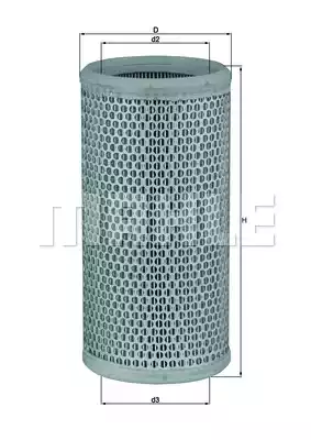 Воздушный фильтр MAHLE/KNECHT LX519