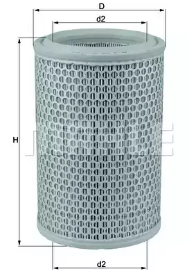 Воздушный фильтр MAHLE/KNECHT LX660