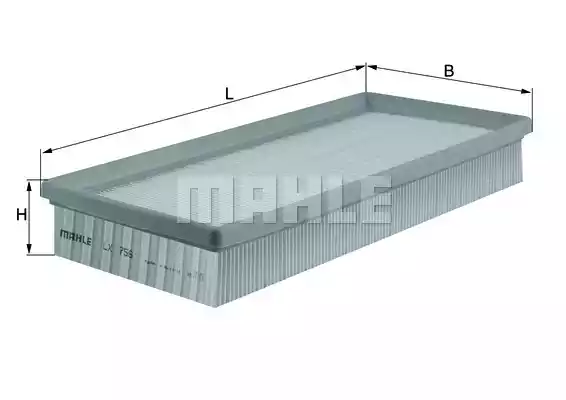 Воздушный фильтр MAHLE/KNECHT LX756