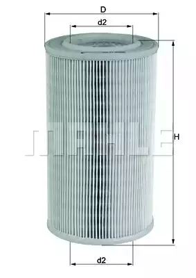 Воздушный фильтр MAHLE/KNECHT LX803
