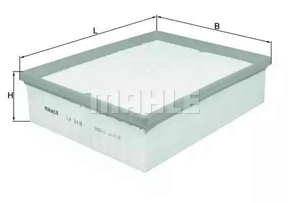 Воздушный фильтр MAHLE/KNECHT LX819