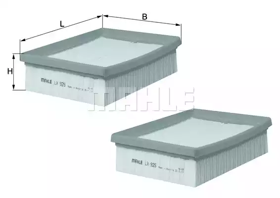 Воздушный фильтр MAHLE/KNECHT LX925/S