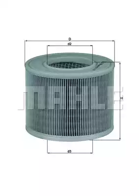 Воздушный фильтр MAHLE/KNECHT LX986