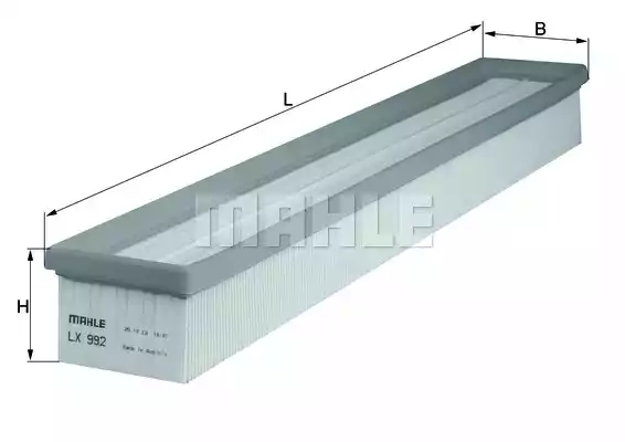 Воздушный фильтр MAHLE/KNECHT LX992