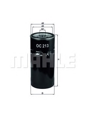Масляный фильтр MAHLE/KNECHT OC213