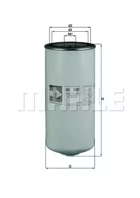 Масляный фильтр MAHLE/KNECHT OC289