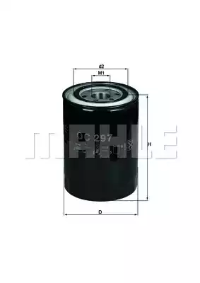 Масляный фильтр MAHLE/KNECHT OC297