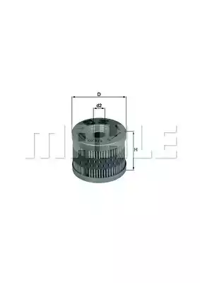 Масляный фильтр MAHLE/KNECHT OX119