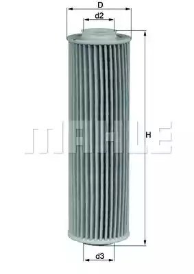 Масляный фильтр MAHLE/KNECHT OX183/5D