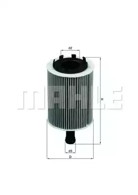 Масляный фильтр MAHLE/KNECHT OX188D