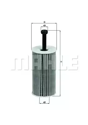Масляный фильтр MAHLE/KNECHT OX193D