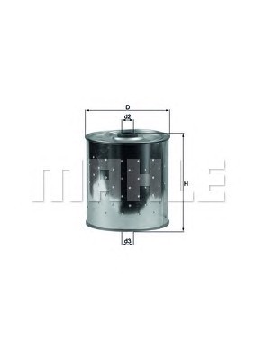 Масляный фильтр MAHLE/KNECHT OX1D
